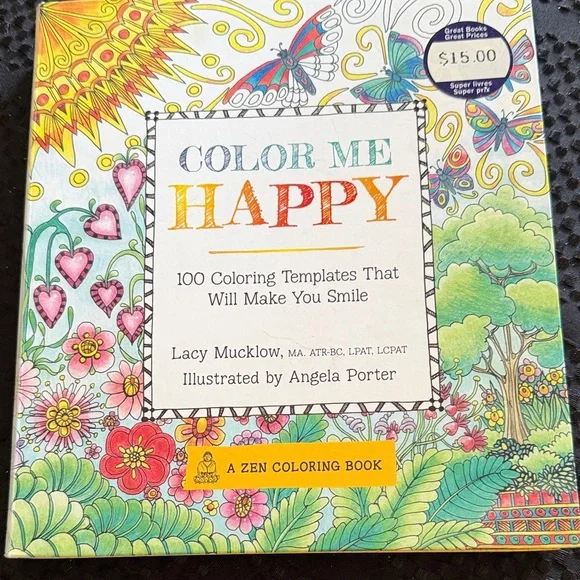 Color Me Happy Coloring Book - Picture 1 of 3